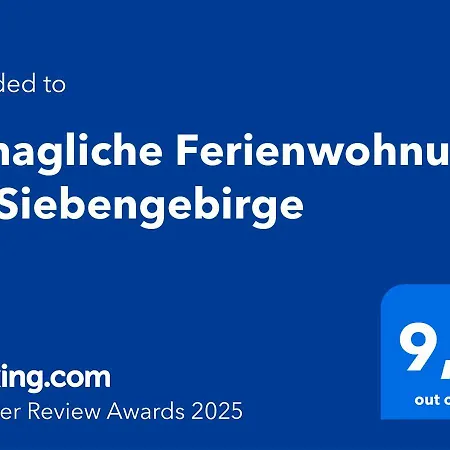 Behagliche Im Siebengebirge Apartman *